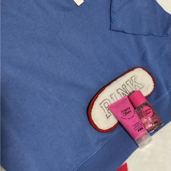 VS PINK short sleeve crop crew sweatshirt - Picture 7 of 11